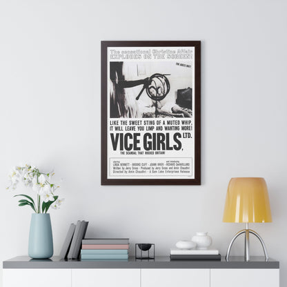 VICE GIRLS LTD 1964 - Framed Movie Poster-The Sticker Space