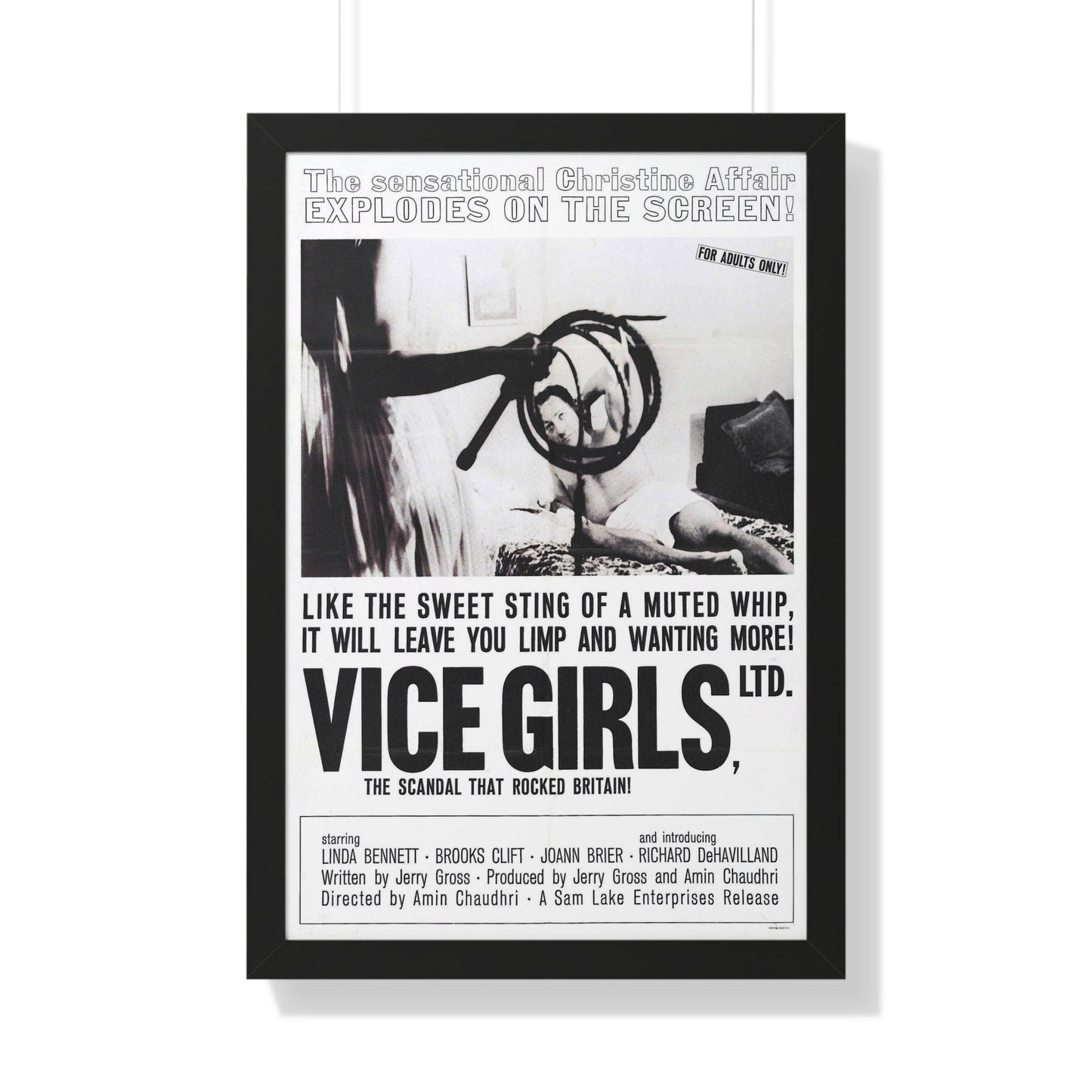 VICE GIRLS LTD 1964 - Framed Movie Poster-20" x 30"-The Sticker Space