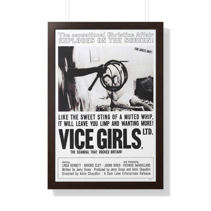 VICE GIRLS LTD 1964 - Framed Movie Poster-20" x 30"-The Sticker Space