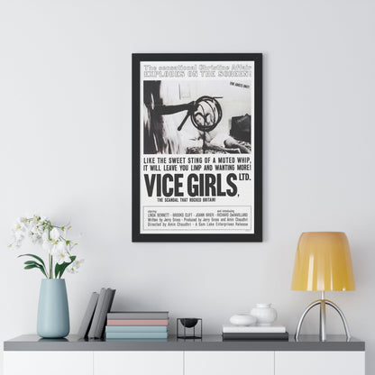 VICE GIRLS LTD 1964 - Framed Movie Poster-The Sticker Space