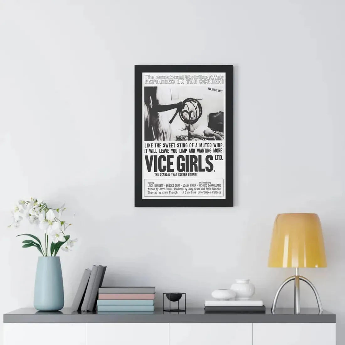 VICE GIRLS LTD 1964 - Framed Movie Poster - The Sticker Space