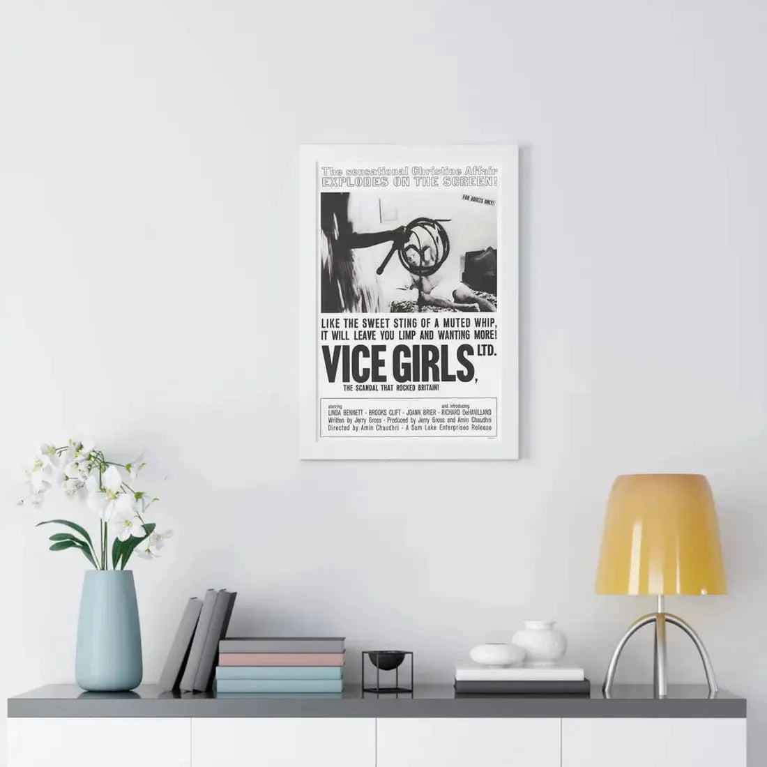VICE GIRLS LTD 1964 - Framed Movie Poster - The Sticker Space