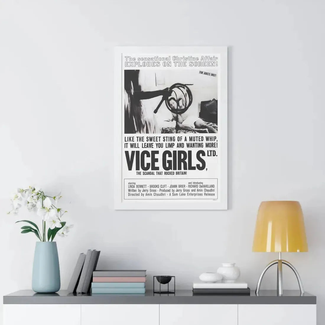 VICE GIRLS LTD 1964 - Framed Movie Poster - The Sticker Space