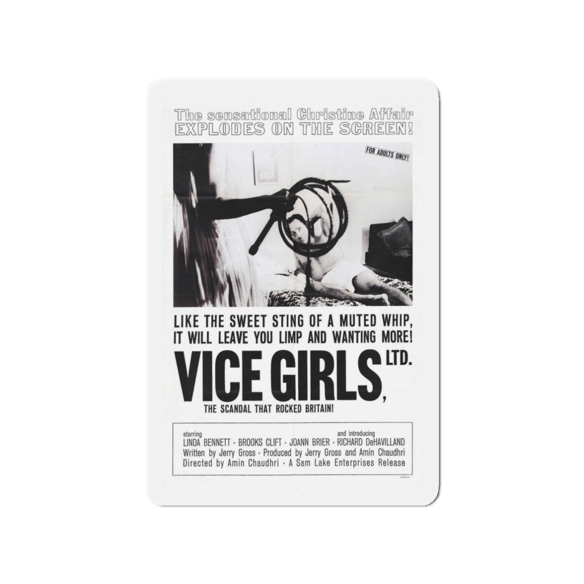 VICE GIRLS LTD 1964 Movie Poster - Refrigerator Magnet-3 Inch-The Sticker Space