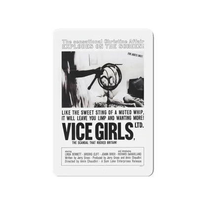 VICE GIRLS LTD 1964 Movie Poster - Refrigerator Magnet 4 Inch - The Sticker Space