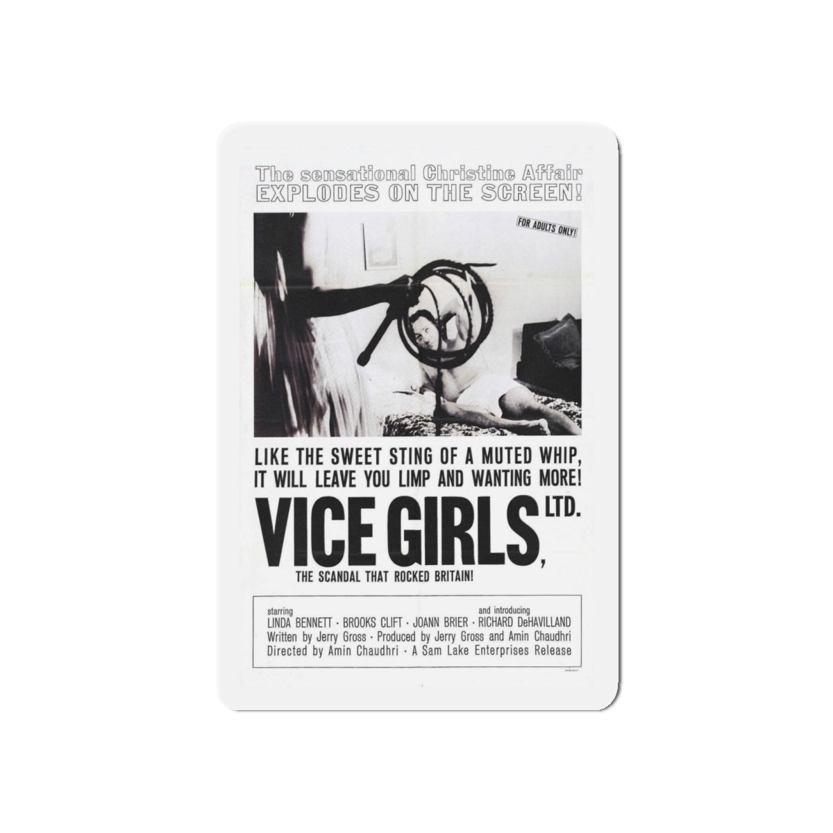 VICE GIRLS LTD 1964 Movie Poster - Refrigerator Magnet-5 Inch-The Sticker Space