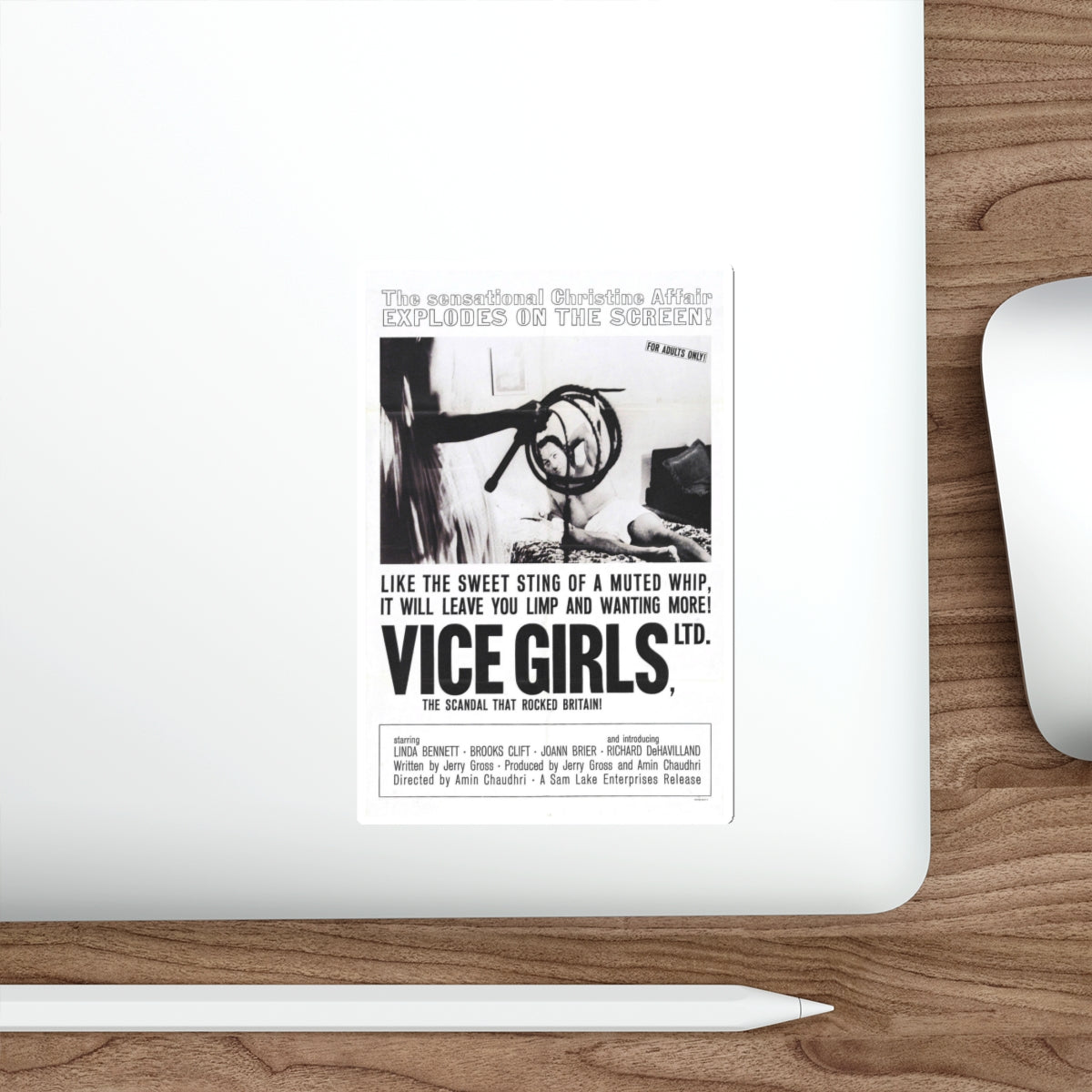 VICE GIRLS LTD 1964 Movie Poster STICKER Vinyl Die-Cut Decal-The Sticker Space