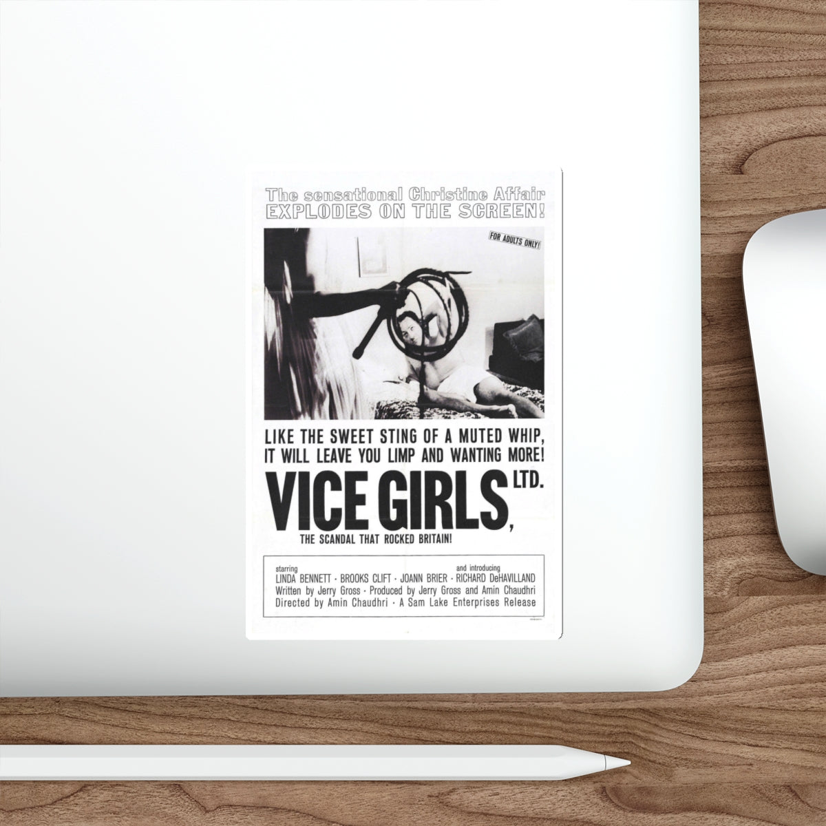 VICE GIRLS LTD 1964 Movie Poster STICKER Vinyl Die-Cut Decal-The Sticker Space