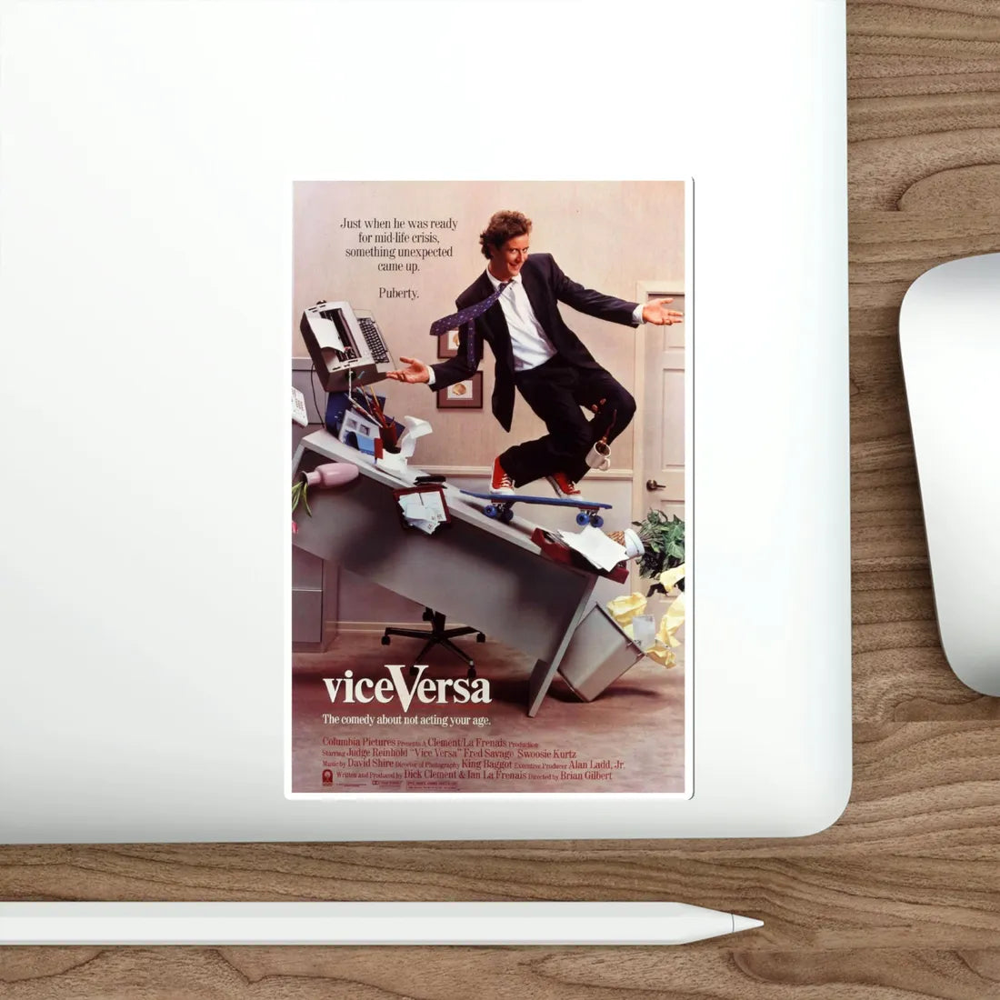 Vice Versa 1988 Movie Poster STICKER Vinyl Die-Cut Decal - The Sticker Space