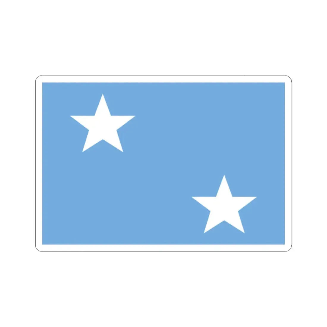 Vicealmirante armada Argentina bandera (Argentina) STICKER Vinyl Kiss-Cut Decal 2 Inch White - The Sticker Space