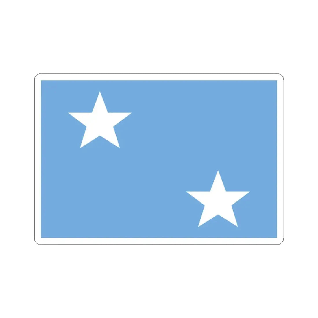 Vicealmirante armada Argentina bandera (Argentina) STICKER Vinyl Kiss-Cut Decal 3 Inch White - The Sticker Space