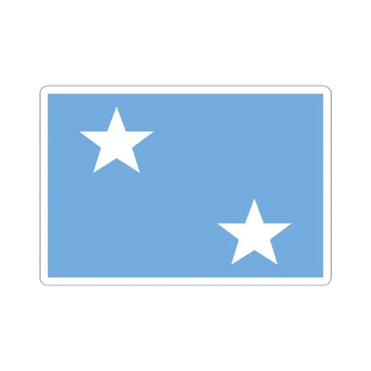 Vicealmirante armada Argentina bandera (Argentina) STICKER Vinyl Kiss-Cut Decal 4 Inch White - The Sticker Space