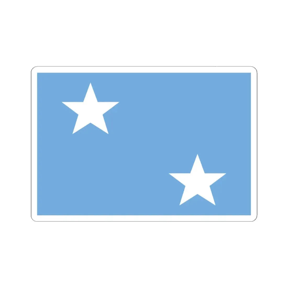 Vicealmirante armada Argentina bandera (Argentina) STICKER Vinyl Kiss-Cut Decal 6 Inch White - The Sticker Space