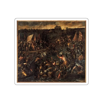 VICENTINO, Andrea - King Pippin's Army Trying to Reach Venice (Artwork) STICKER Vinyl Die-Cut Decal White Die-Cut 5 Inch - The Sticker Space