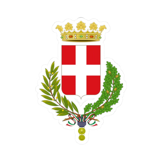 Vicenza-Stemma (Italy) (Coat of Arms) STICKER Vinyl Kiss-Cut Decal 2 Inch White - The Sticker Space