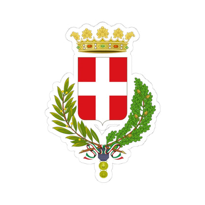 Vicenza-Stemma (Italy) (Coat of Arms) STICKER Vinyl Kiss-Cut Decal 4 Inch White - The Sticker Space