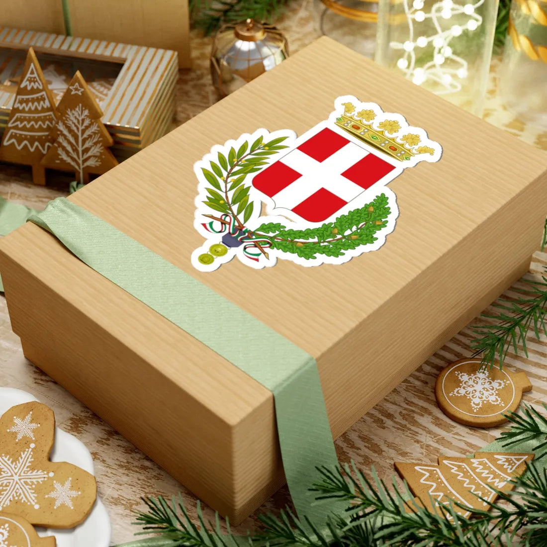 Vicenza-Stemma (Italy) (Coat of Arms) STICKER Vinyl Kiss-Cut Decal - The Sticker Space