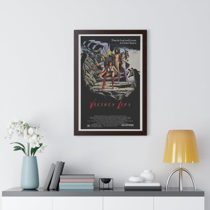 VICIOUS LIPS 1986 - Framed Movie Poster-The Sticker Space