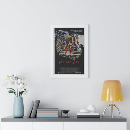 VICIOUS LIPS 1986 - Framed Movie Poster-The Sticker Space