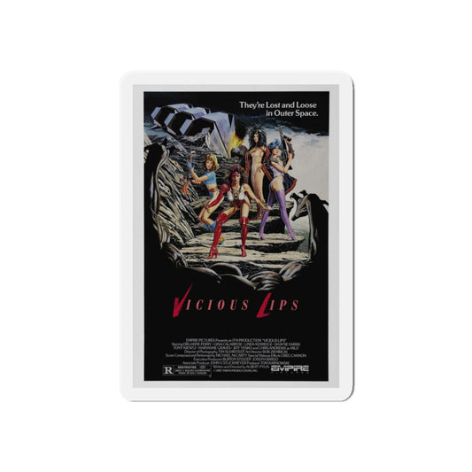 VICIOUS LIPS 1986 Movie Poster - Refrigerator Magnet