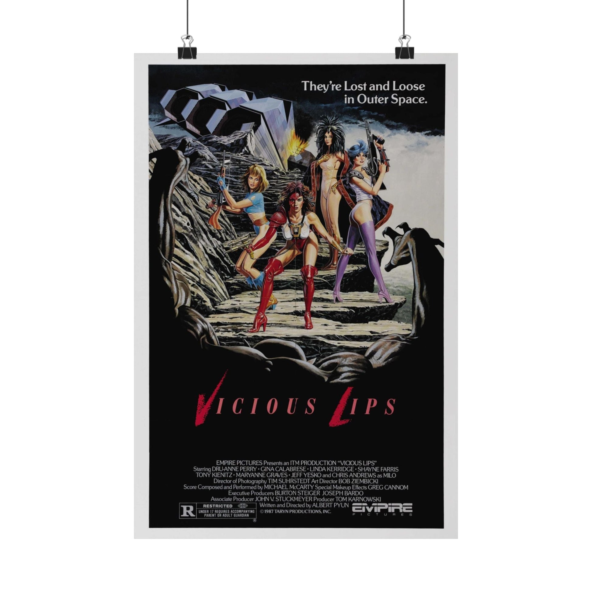 VICIOUS LIPS 1986 - Paper Movie Poster-12″ x 18″-The Sticker Space