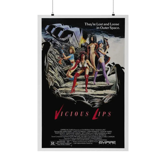 VICIOUS LIPS 1986 - Paper Movie Poster 24″ x 36″ Matte - The Sticker Space