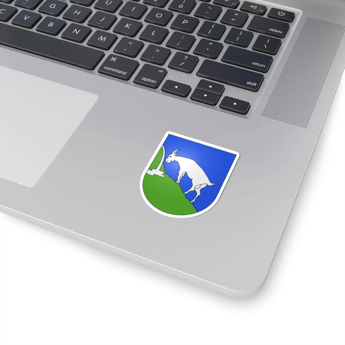 VicoMorcote-coat of arms (Switzerland) (Coat of Arms) STICKER Vinyl Kiss-Cut Decal - The Sticker Space