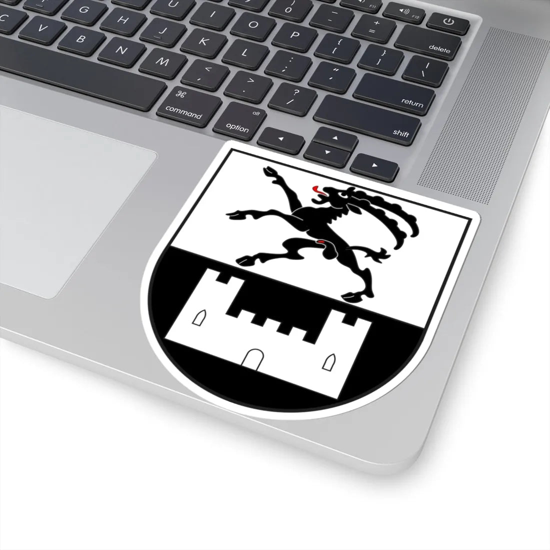 Vicosoprano wappen (Switzerland) (Coat of Arms) STICKER Vinyl Kiss-Cut Decal - The Sticker Space