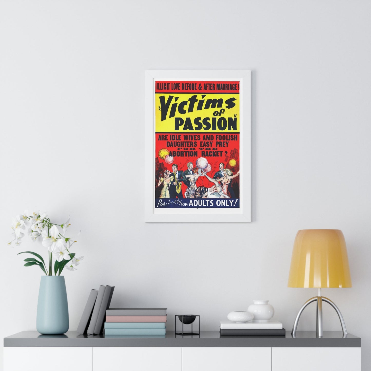 VICTIMS OF PASSION (RACE SUICIDE) 1938 - Framed Movie Poster-The Sticker Space