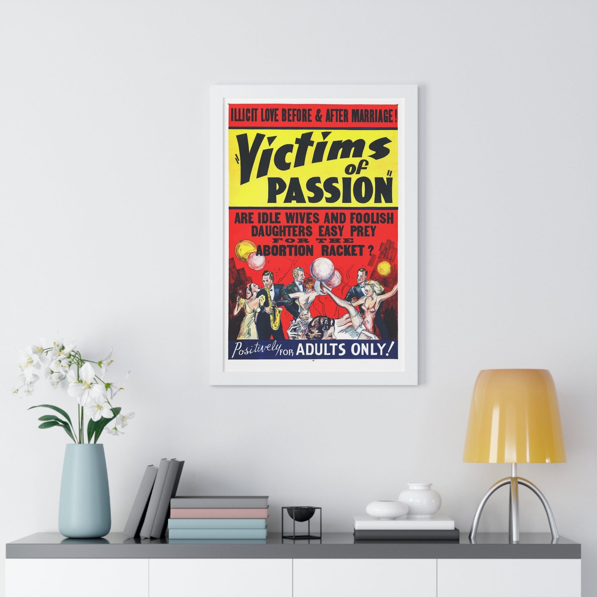 VICTIMS OF PASSION (RACE SUICIDE) 1938 - Framed Movie Poster-The Sticker Space