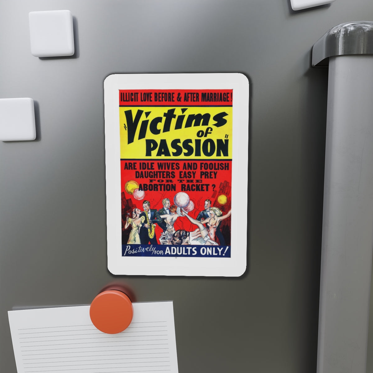 VICTIMS OF PASSION (RACE SUICIDE) 1938 Movie Poster - Refrigerator Magnet