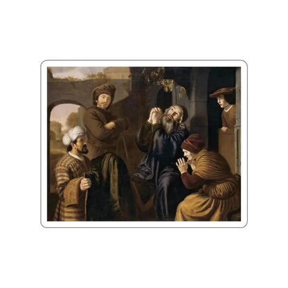 VICTORS, Jan - Jacob Being Shown Joseph's Robe (Artwork) STICKER Vinyl Die-Cut Decal White Die-Cut 2 Inch - The Sticker Space