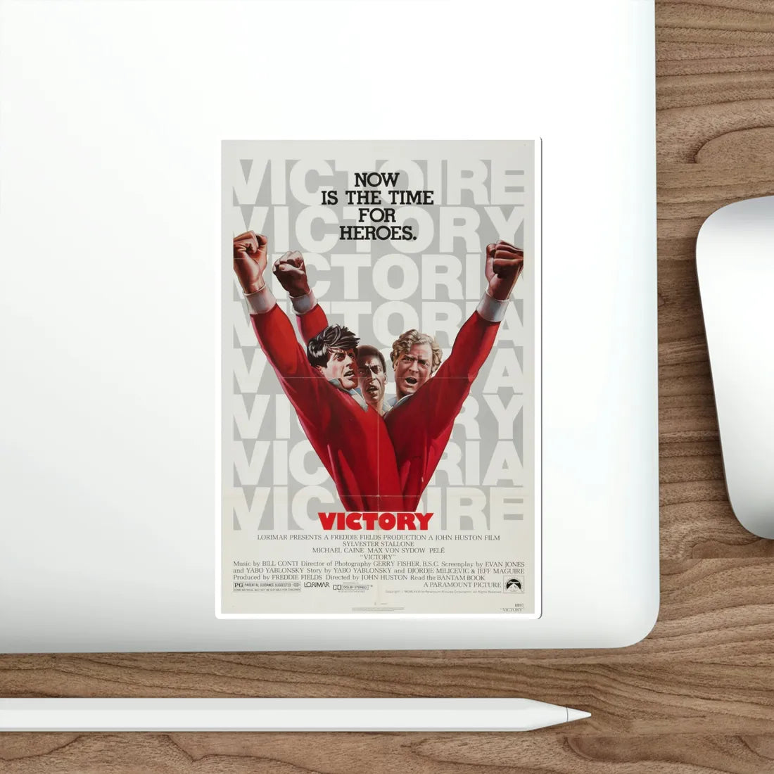Victory 1981 Movie Poster STICKER Vinyl Die-Cut Decal - The Sticker Space