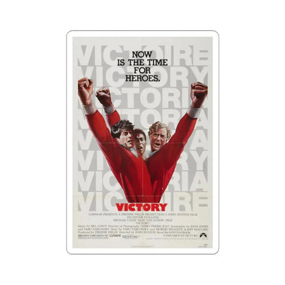 Victory 1981 Movie Poster - STICKER Vinyl Kiss-Cut Decal 3 Inch White - The Sticker Space