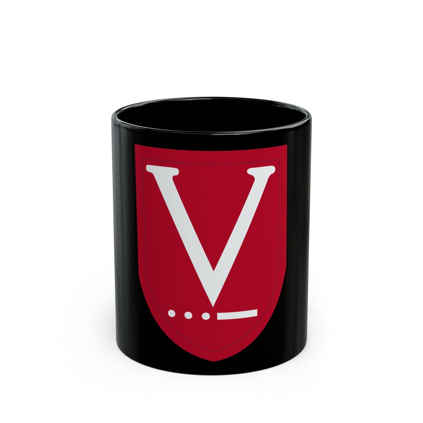 Victory Task Force (U.S. Army) Black Coffee Mug-11oz-The Sticker Space