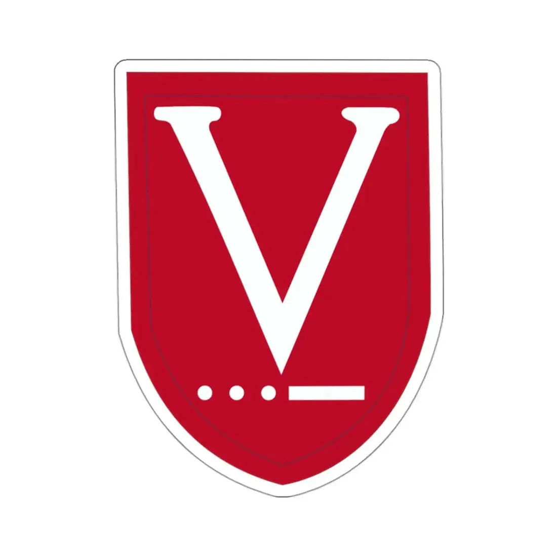 Victory Task Force (U.S. Army) STICKER Vinyl Kiss-Cut Decal 3 Inch White - The Sticker Space