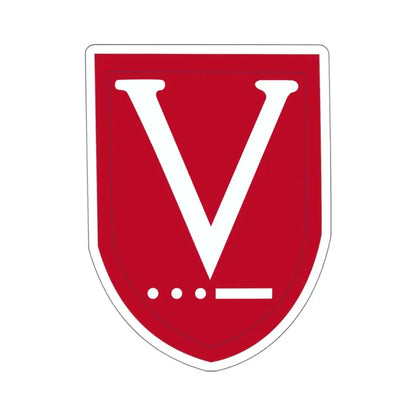 Victory Task Force (U.S. Army) STICKER Vinyl Kiss-Cut Decal 4 Inch White - The Sticker Space