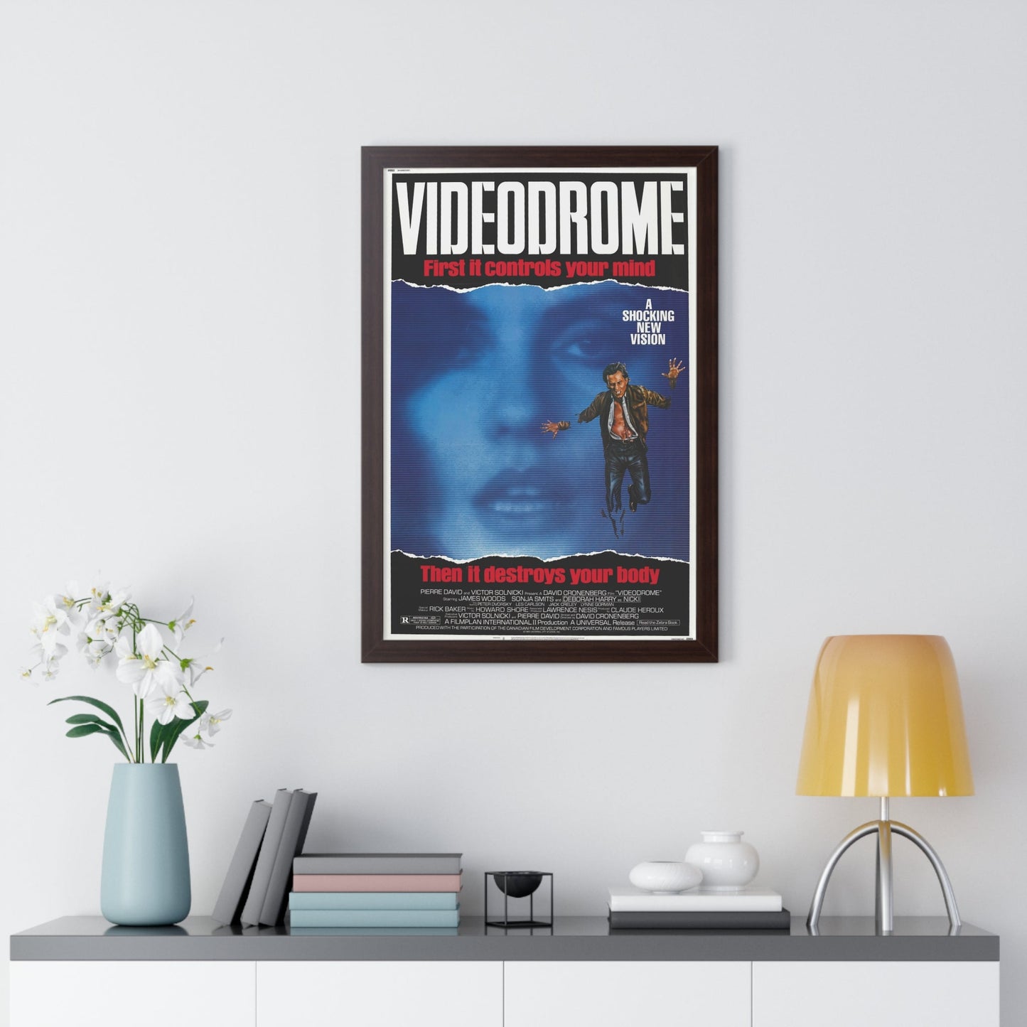 VIDEODROME 1983 - Framed Movie Poster-The Sticker Space