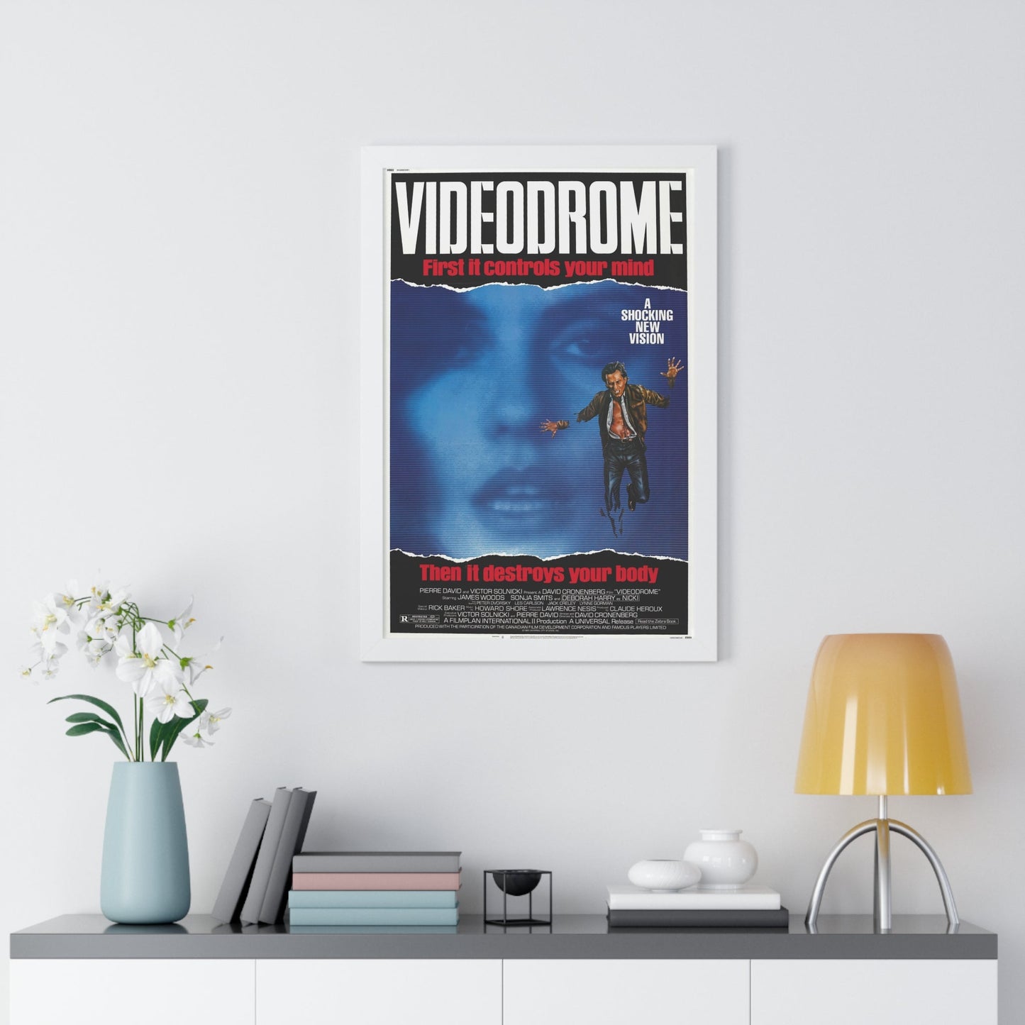 VIDEODROME 1983 - Framed Movie Poster-The Sticker Space