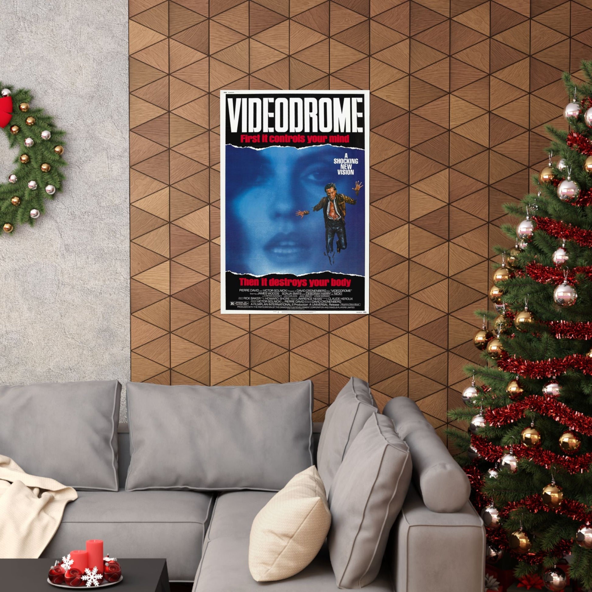 VIDEODROME 1983 - Paper Movie Poster-The Sticker Space