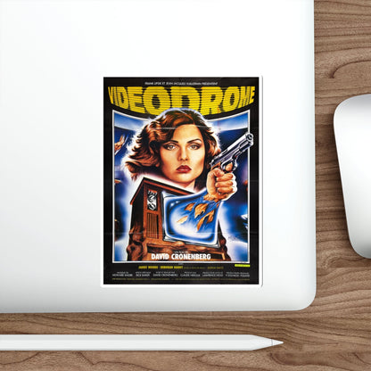 VIDEODROME (FRENCH) 1983 Movie Poster STICKER Vinyl Die-Cut Decal-The Sticker Space