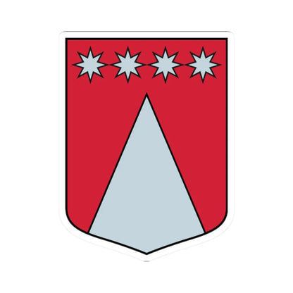 Vidrižu pagasts COA (Latvia) (Coat of Arms) STICKER Vinyl Kiss-Cut Decal 2 Inch White - The Sticker Space