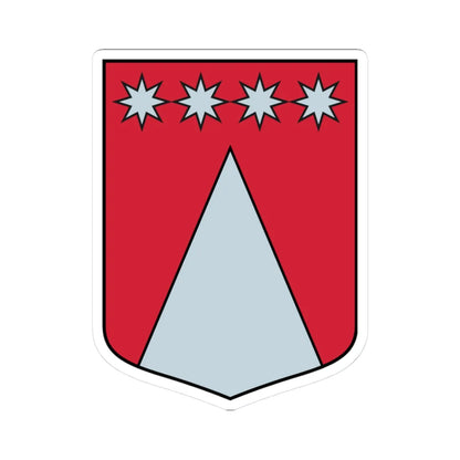 Vidrižu pagasts COA (Latvia) (Coat of Arms) STICKER Vinyl Kiss-Cut Decal 3 Inch White - The Sticker Space