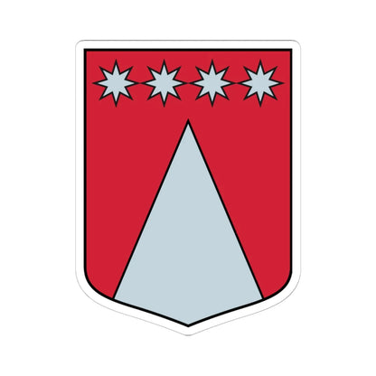 Vidrižu pagasts COA (Latvia) (Coat of Arms) STICKER Vinyl Kiss-Cut Decal 6 Inch White - The Sticker Space