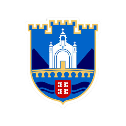Višegrad grb (Bosnia and Herzegovina) (Coat of Arms) STICKER Vinyl Kiss-Cut Decal 2 Inch White - The Sticker Space