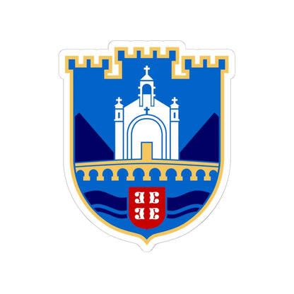 Višegrad grb (Bosnia and Herzegovina) (Coat of Arms) STICKER Vinyl Kiss-Cut Decal 6 Inch White - The Sticker Space