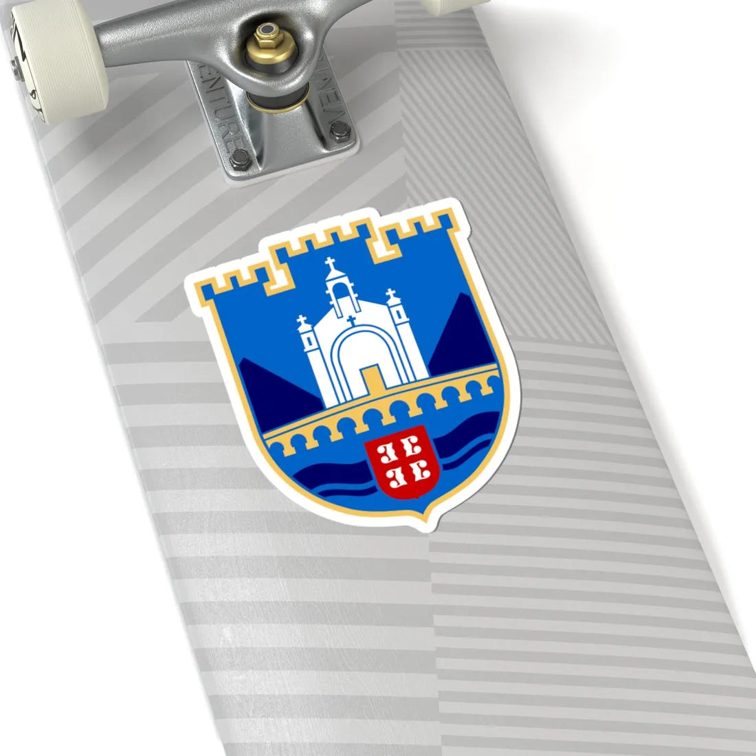 Višegrad grb (Bosnia and Herzegovina) (Coat of Arms) STICKER Vinyl Kiss-Cut Decal - The Sticker Space