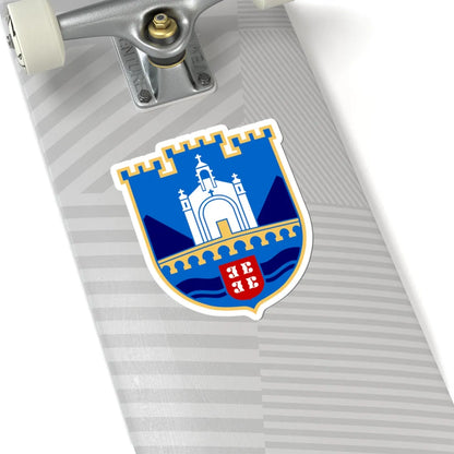Višegrad grb (Bosnia and Herzegovina) (Coat of Arms) STICKER Vinyl Kiss-Cut Decal - The Sticker Space