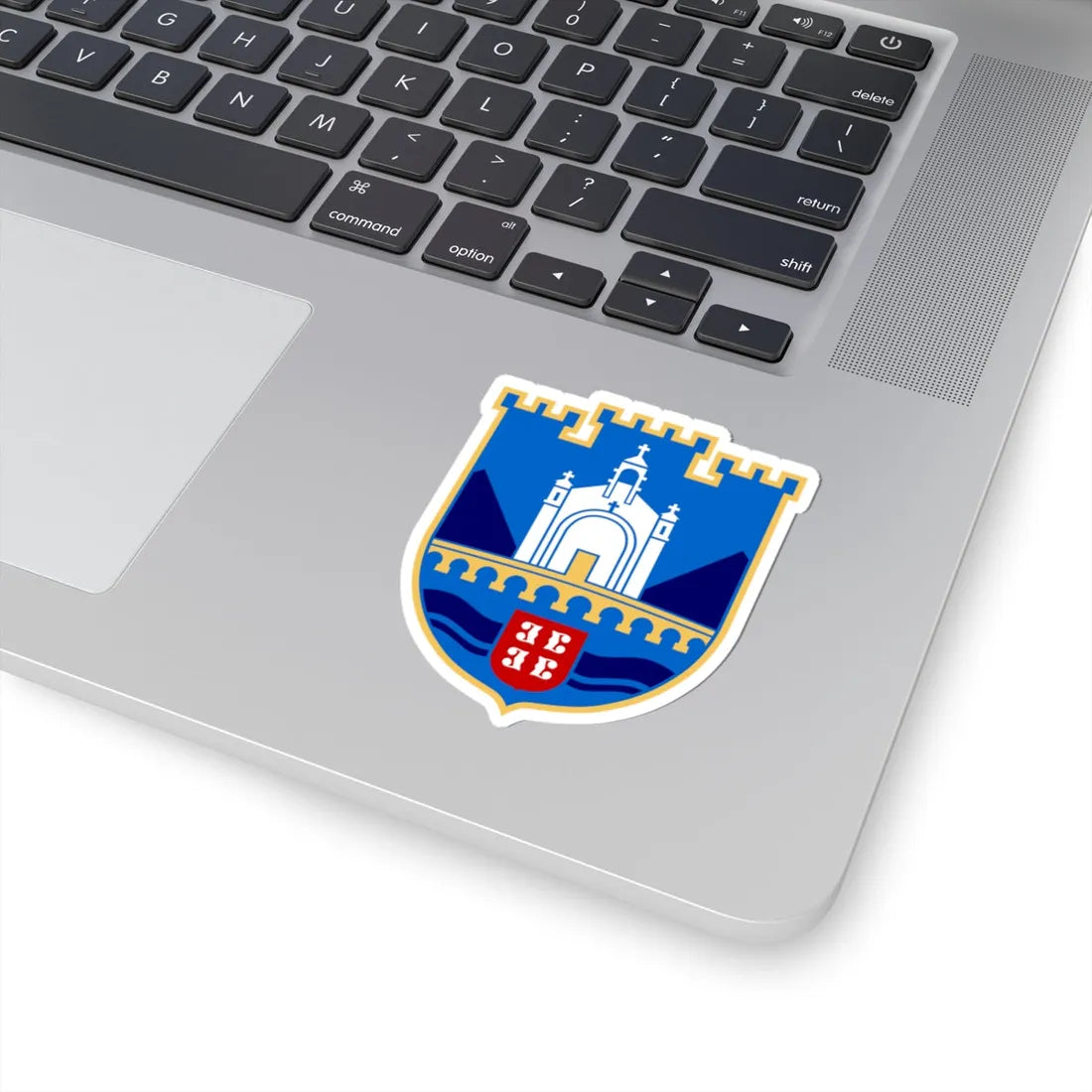 Višegrad grb (Bosnia and Herzegovina) (Coat of Arms) STICKER Vinyl Kiss-Cut Decal - The Sticker Space