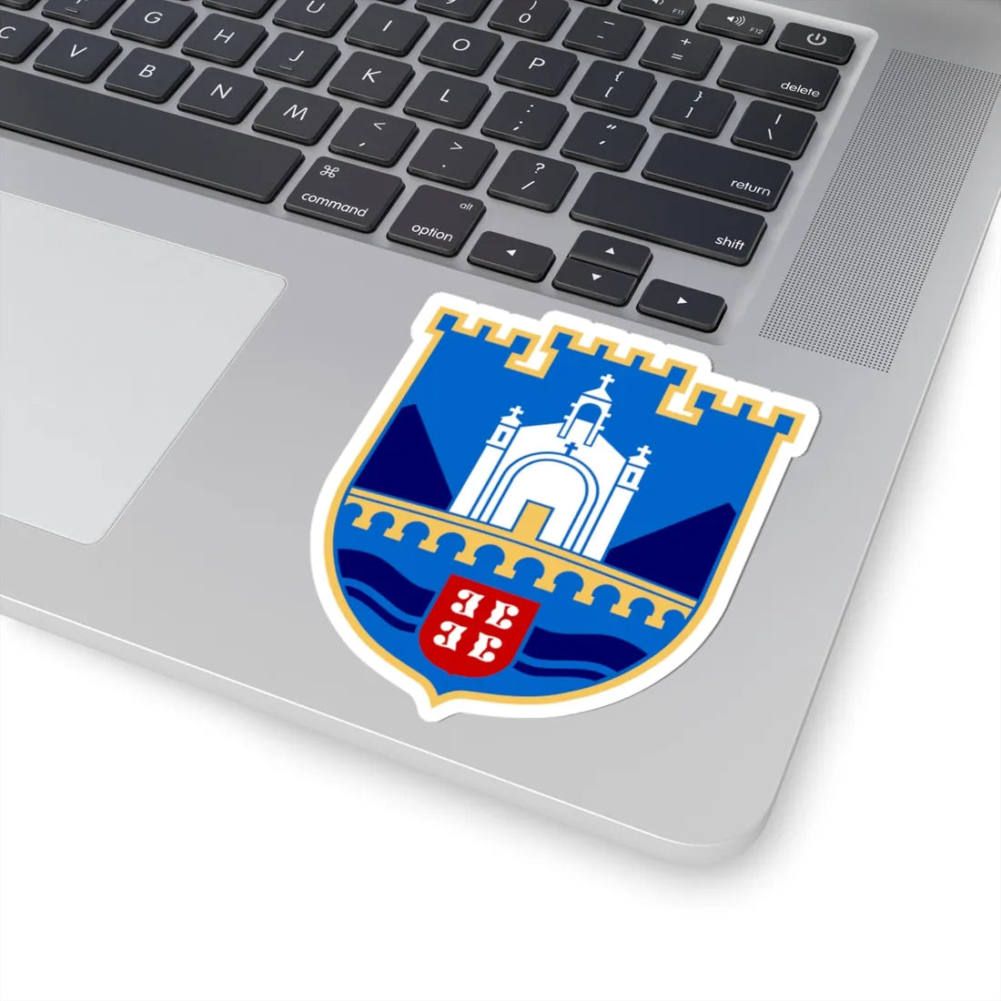 Višegrad grb (Bosnia and Herzegovina) (Coat of Arms) STICKER Vinyl Kiss-Cut Decal - The Sticker Space